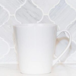IMAGINE SIMPLY WHITE TAPERED MUG