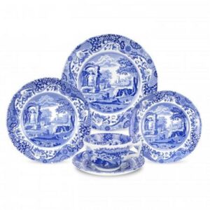 BLUE ITALIAN 5pc. PLACE SETTING w B/B