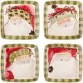 OLD ST. NICK SQUARE SALAD PLATE ASSORTED