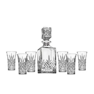 GODINGER SILVER ART DUBLIN 7 PIECE SPIRITS SET
