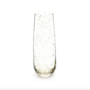 GOLD FLAKE STEMLESS FLUTE
