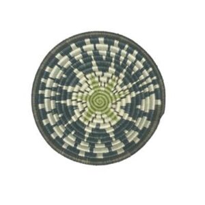 ALL ACROSS AFRICA DANCER BASKET BLUE/ GREEN 6"