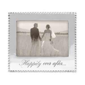 BEADED HAPPILY EVER AFTER 5X7 FRAME