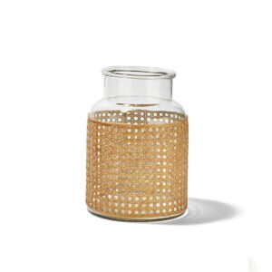 TWO'S COMPANY INC CANE WEBBING JAR SM