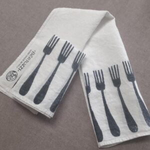 STAMERIA BERTOZZI FORKS ANTHRACITE KITCHEN TOWEL