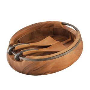 ANVIL SALAD BOWL AND SERVER