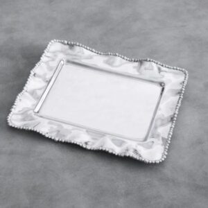 BEATRIZ BALL COLLECTION ORGANIC PEARL RECT TRAY