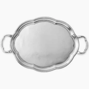 BRITANNIA TRAY WITH HANDLES SMALL