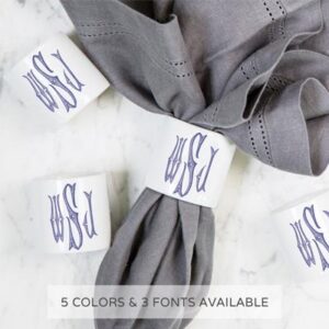 MONOGRAM NAPKIN RING