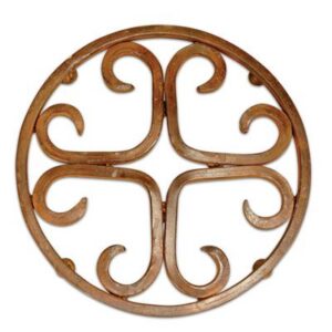 ELK GROUP INTERNATIONAL TEJAS ROUND TRIVET