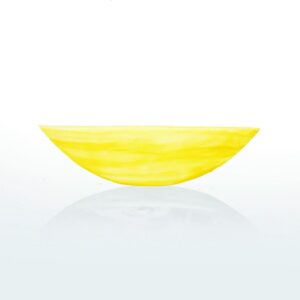 EVERYDAY YELLOW SWIRL MEDIUM BOWL