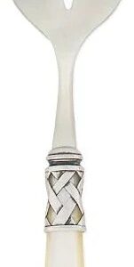 ALADDIN ANTIQUE IVORY SLOTTED SERVING SPOON