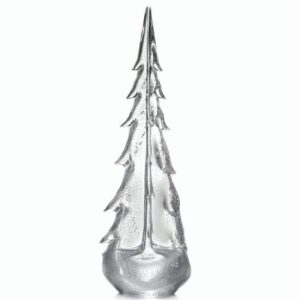 Simon Pearce Vermont Silver Leaf Evergreen - 18"