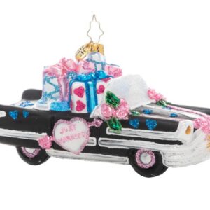 Christopher Radko Wedding Day Getaway Ornament